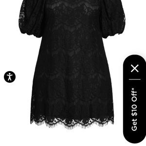 Gorgeous lace little black dress by Avenue.  Size 22.  Worn once.